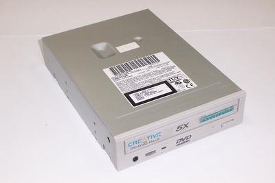 Creative Labs DVD-ROM, IUO9TB070CRB, 5X, PC-DVD Dxr2, with